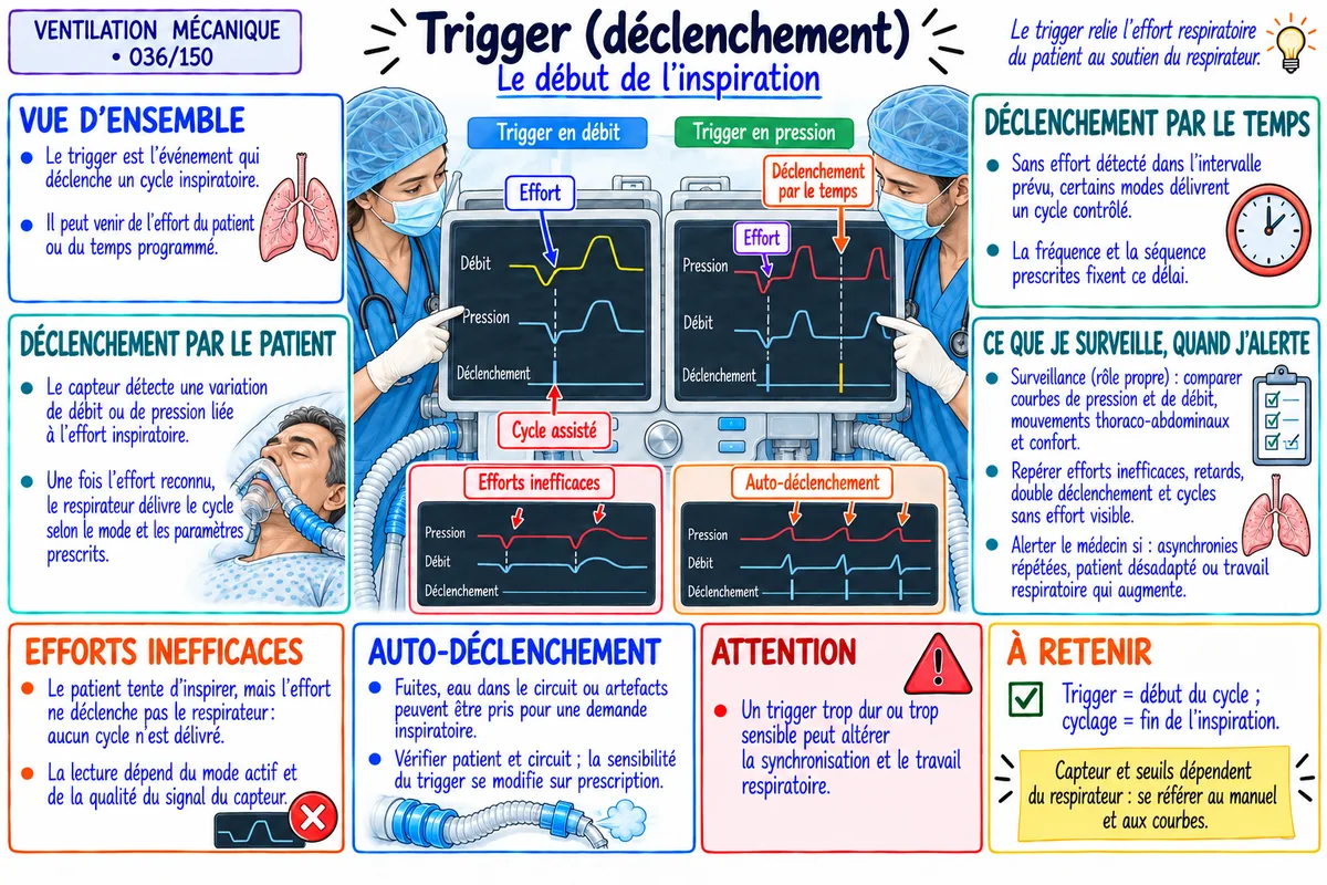 Fiche visuelle : trigger (déclenchement)